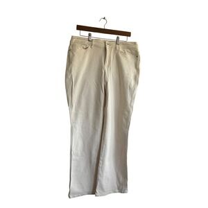 J. Jill Denim Modern Slim Bootcut‎ Jeans - Cream Colored - Size 16